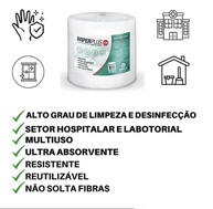 Pano de Limpeza Multiuso Wiperplus Pro50 25x40cm - Alta Absorção e Durabilidade - imagem 2