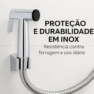 Ducha Higiênica Moderna com Registro de Alavanca em Metal - Instalação Fácil e Alta Durabilidade - imagem 4