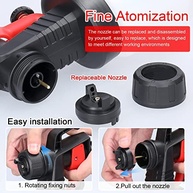 Tomshin Máquina Elétrica de Pulverização de Tinta 800ml - Alta Pressão, Multifuncional e Compacta - imagem 5