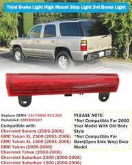 Luz de Freio LED 3ª Montagem Alta FASTCHE para Chevrolet Suburban/Tahoe e GMC Yukon | Segurança e Estilo - imagem 3