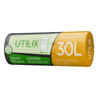 Saco para Lixo 30L Utilix - Rolos com 30 Unidades, Preto, Alta Resistência e Tecnologia Anti-Vazamento - imagem 5