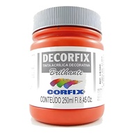 Tinta Decorfix Brilhante 437 Vermelho Escarlate 250ml - Secagem Rápida e Alta Cobertura - imagem 1