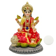 Estátua da Deusa Lakshmi 9cm - Estatueta Hindu para Decoração de Templo, Escritório e Altar - imagem 1