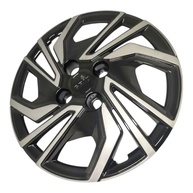 Kit 4 Calotas Esportivas Aro 14 Preto/Prata - Onix 2020-2024 (Cubo Alto) - imagem 4