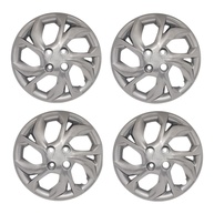 Kit 4 Calotas Grafite Brilhante Aro 15 - Yaris e Etios 2012+ (Cubo Alto) - imagem 1