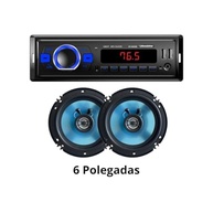 Kit Rádio Bluetooth Roadstar RS2660BR MI + 2 Alto Falantes 6" 50W RMS - Som Completo para Seu Veículo! - imagem 3