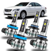 Kit Lâmpadas LED Super Brilhantes 6000K para Toyota Camry 2007-2018 (Farol Alto, Baixo e Neblina) - imagem 2