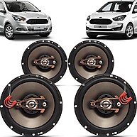 Alto Falantes Ford Ka (2014-2021) 640W - Hurricane Platino - imagem 1