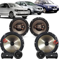 Alto Falantes Polo Hatch/Sedan: Kit Hurricane Platino 640W - imagem 1