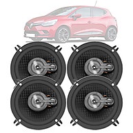 Alto-Falantes Renault Clio/Scenic: Kit 4 Force One 5" - imagem 1