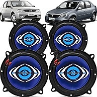 Alto Falantes Renault Logan: Kit Completo 520W - imagem 1