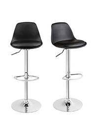 Kit 2 Banquetas Giratórias Eames com Ajuste de Altura - Ideal para Cozinha e Área Gourmet - imagem 5