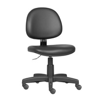 Cadeira Executiva Courvin Preto - Design Ergonômico Sem Braço com Altura Ajustável e Rodízios Antirriscos - imagem 2