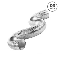Duto Semiflexível em Alumínio 63mm 3m - Resistente e Versátil para Ventilação - imagem 2