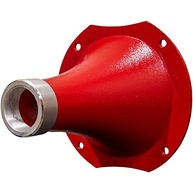 Corneta Boca Cone Rosca Alumínio Jarrão Caneca Vermelho - Som Potente! - imagem 4