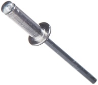 Rebite de Repuxo Nove54 4mm x 12mm - Alumínio Polido (Pacote 100 Peças) - imagem 1