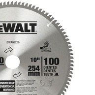 Disco Serra 10" Dewalt: Corte Preciso em Madeira e Alumínio - imagem 2