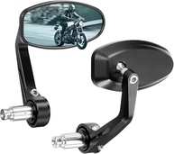 Espelho de Guidão KEMIMOTO Universal 7/8" - Alumínio CNC Antirreflexo para Motos - imagem 2