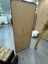 Espelho Retangular com Suporte de Chão em Alumínio | 150x60cm ou 170x70cm | Corpo Inteiro Bronze - imagem 4