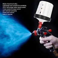 Pistola de Pintura Automotiva HVLP com 3 Bicos | Leve, Liga de Alumínio, Aplicação Profissional - imagem 5