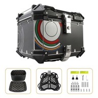 Baú Alumínio Moto 45L Top Case Preto - Segurança e Estilo para Suas Viagens - imagem 5