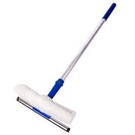 Rodo Limpa Seca Vidros Multiuso com Esfregão 25cm - Cabo de Alumínio 60cm para Limpeza Profissional - imagem 2