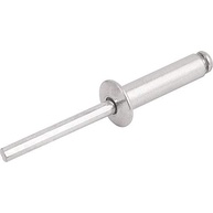 Rebite de Repuxo Nove54 4mm x 6mm Alumínio - Pacote com 100 Peças - imagem 2