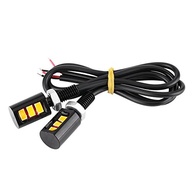 Luz de Placa LED Alumínio Universal (Amarela) - Moto e Carro - imagem 3