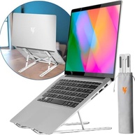 Suporte para Notebook e Tablet Linha Premium em Alumínio Dobrável e Ergonômico Para Desktop Portátil Ajustável em 6 Ângulos com Altura Regulável Leve Apoio Universal - Com estojo para armazenagem - imagem 3
