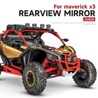 Espelhos Laterais 360° Ajustáveis em Alumínio para Can-Am Maverick R e X3 - Visibilidade Total e Segurança - imagem 3