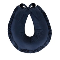 Almofada de Amamentação Extra Grande com Babado em 100% Algodão - Conforto e Estilo para Mães Modernas - imagem 1