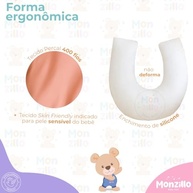 Almofada de Amamentação em Micropercal 400 Fios - Conforto Premium para Mães e Bebês - imagem 3