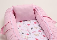 Kit Almofada de Amamentação + Ninho Redutor de Berço Princess - Conforto e Segurança para Bebê - imagem 4