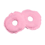 Rosquinha de Amamentação 100% Algodão Rosa - Protetora, Macia e Lavável - imagem 1