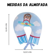Almofada de Amamentação Anatômica com Estampa Fofa - Conforto e Segurança para Mamãe e Bebê - imagem 3