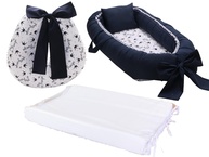Kit Completo para Bebê: Ninho Redutor + Almofada de Amamentação + Trocador Menino - imagem 1