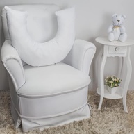 Almofada de Amamentação Laura Baby Piquet – Conforto e Segurança para Mãe e Bebê - imagem 3