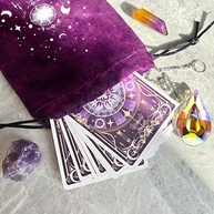 Tarot Romântico Galáctico com Guia - 78 Cartas + Acessórios Premium para Iniciantes e Amantes de Tarot - imagem 4