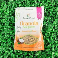Kit 2 Granolas Sem Glúten Leve Croc: Amaranto e Coco, Quinoa e Castanha - imagem 2