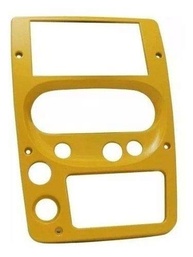 Moldura Fiamon 2Din Troller 2009-2013: Instalação Perfeita e Visual Moderno - Amarela - imagem 1