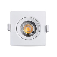 Spot LED Quadrado 5W: Iluminação Moderna com Luz Branca e Amarela - imagem 2
