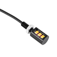 Luz de Placa LED Alumínio Universal (Amarela) - Moto e Carro - imagem 4