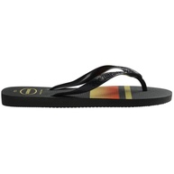 Havaianas Top Basic Masculino: Preto e Amarelo ☀️ - imagem 2