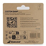 Antivibrador Babolat Custom Damp – 2 Unidades Preto e Amarelo - imagem 2