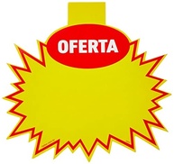 Cartaz Splash Oferta Amarelo 16x20cm - Pacote com 100 Unidades - Ideal para Promoções e Sinalização - imagem 3