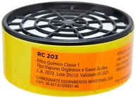 Cartucho RC-203 Carbografite Amarelo - Proteção Respiratória Avançada - imagem 1