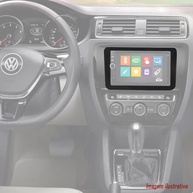Moldura 1 e 2 Din Preto para Amarok, Fox, Passat, Gol G7 e Jetta - Encaixe Perfeito - imagem 4