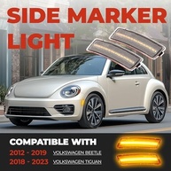 Luzes LED Laterais Âmbar HECASA para VW Beetle e Tiguan - Segurança e Estilo - imagem 3