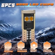 194 Lâmpadas LED T10 W5W Âmbar: Iluminação Superior e Durável para Seu Veículo - imagem 5