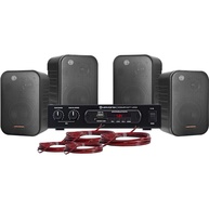 Kit Som Ambiente Hayonik Ambience 4000 Preto 400W RMS: Potência e Versatilidade para Seu Espaço - imagem 1